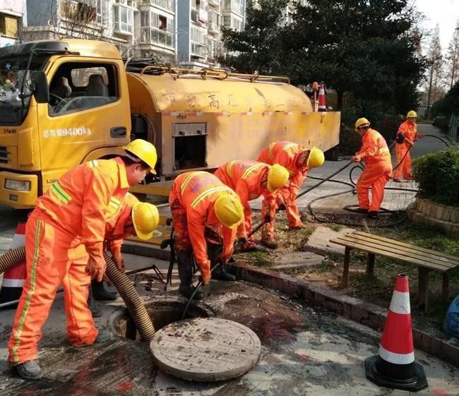 岗侨市政管道清淤